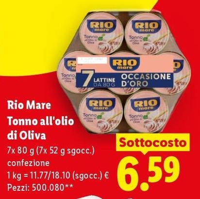 Rio Mare - Tonno All'Olio Di Oliva