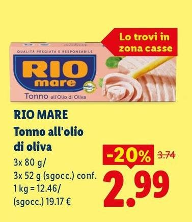 Rio Mare - Tonno All'Olio Di Oliva