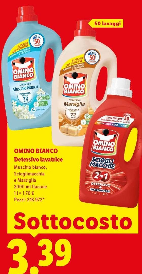 Omino Bianco - Detersivo Lavatrice