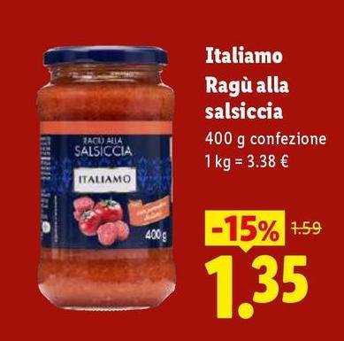 Italiamo - Ragu Alla Salsiccia