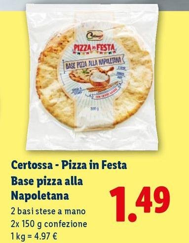 Certossa-Pizza In Festa - Base Pizza Alla Napoletana