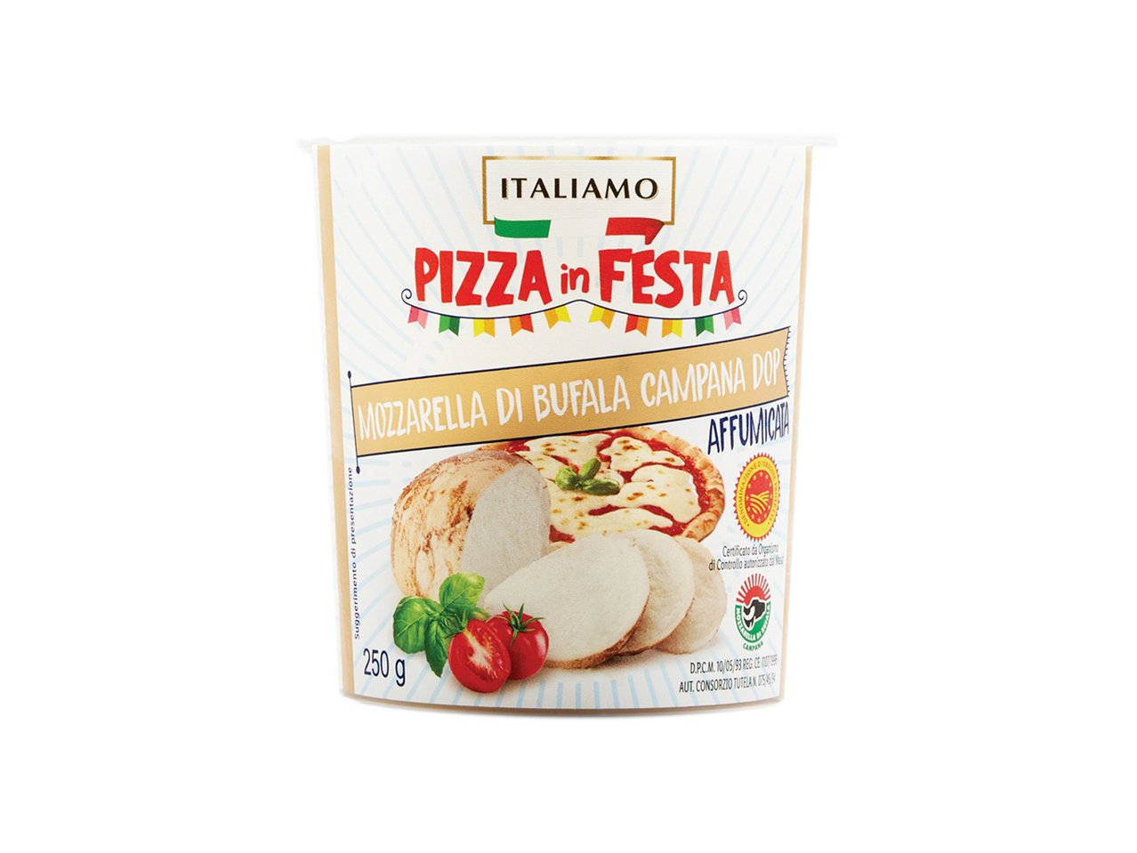 ITALIAMO - PIZZA IN FESTA Mozzarella di Bufala Campana DOP