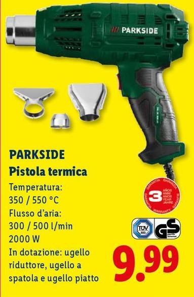 Parkside - Pistola Termica