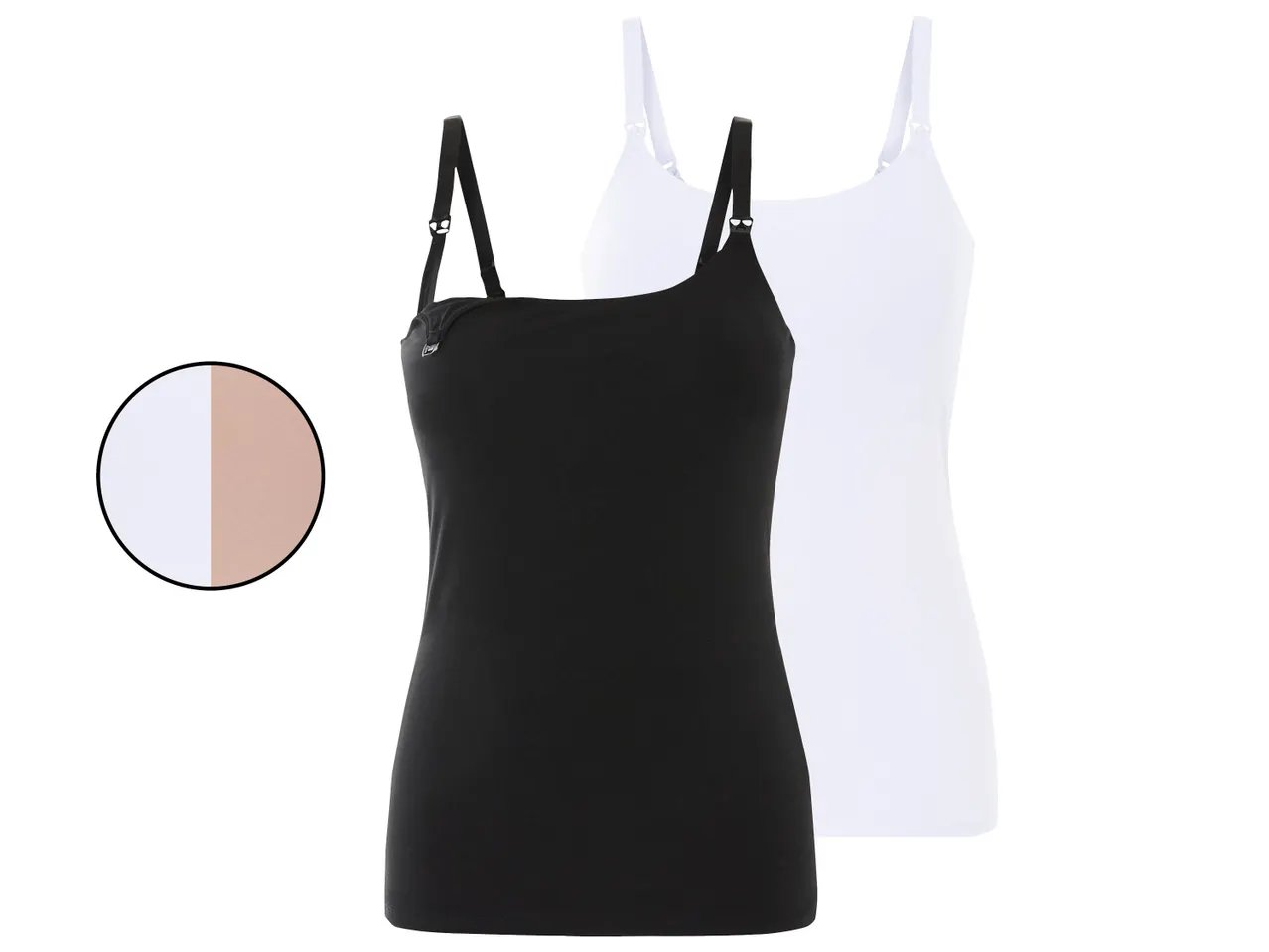 esmara® Top per allattamento, 2 pezzi