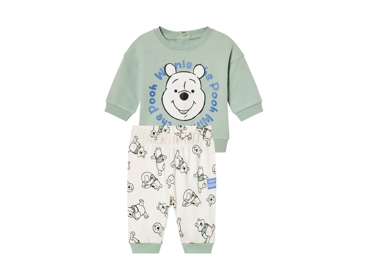 Tuta per neonato "Mickey Mouse, Il Re Leone o Winnie the Pooh", 2 pezzi