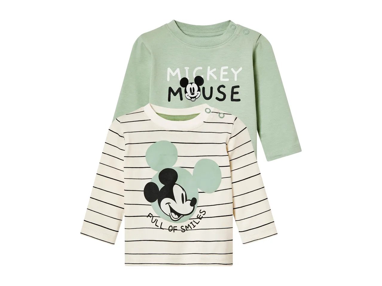 Maglia da neonato "Mickey Mouse, Il Re Leone o Winnie the Pooh", 2 pezzi