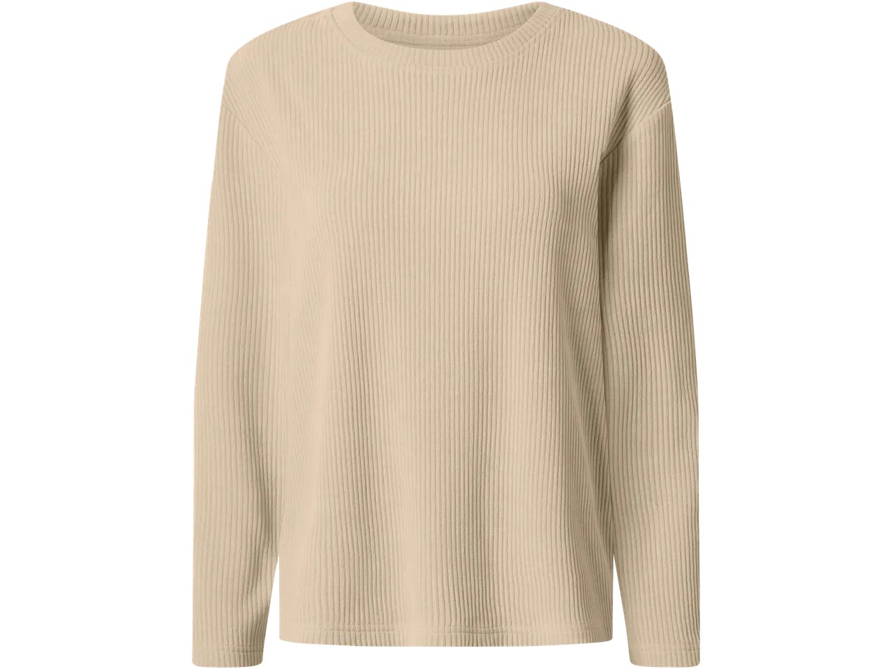 Pullover in velluto da donna