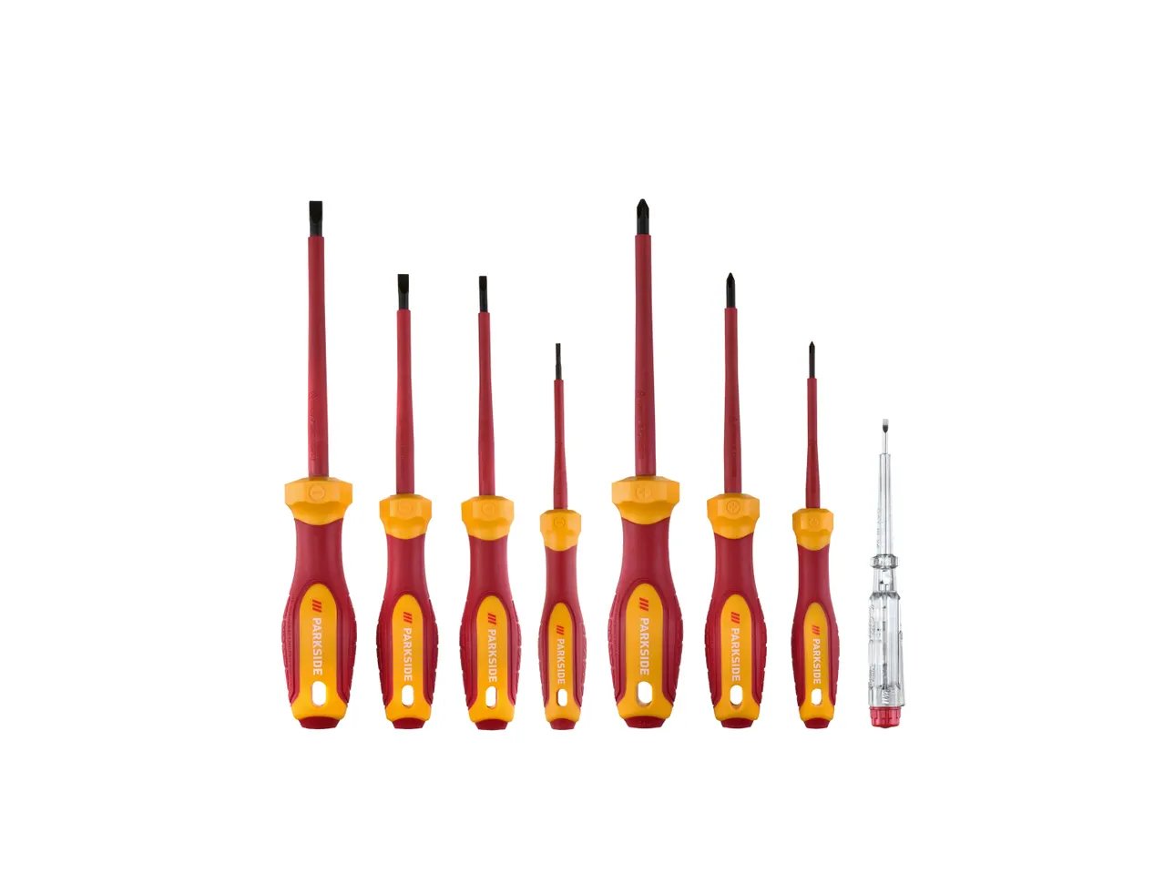PARKSIDE® Set cacciaviti da elettricista, 8 pezzi