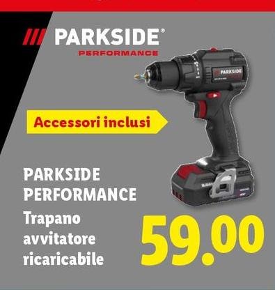 Parkside Performance - Trapano Avvitatore Ricaricabile