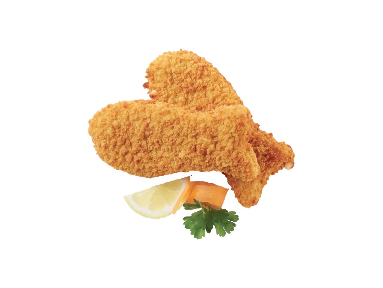 2 cotolette di pesce con formaggio