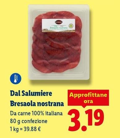 Dal Salumiere - Bresaola Nostrana
