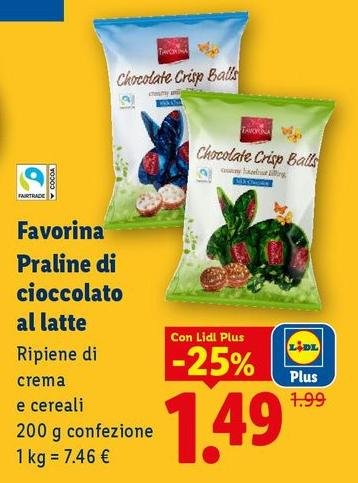 Favorina - Praline Di Cioccolato Al Latte