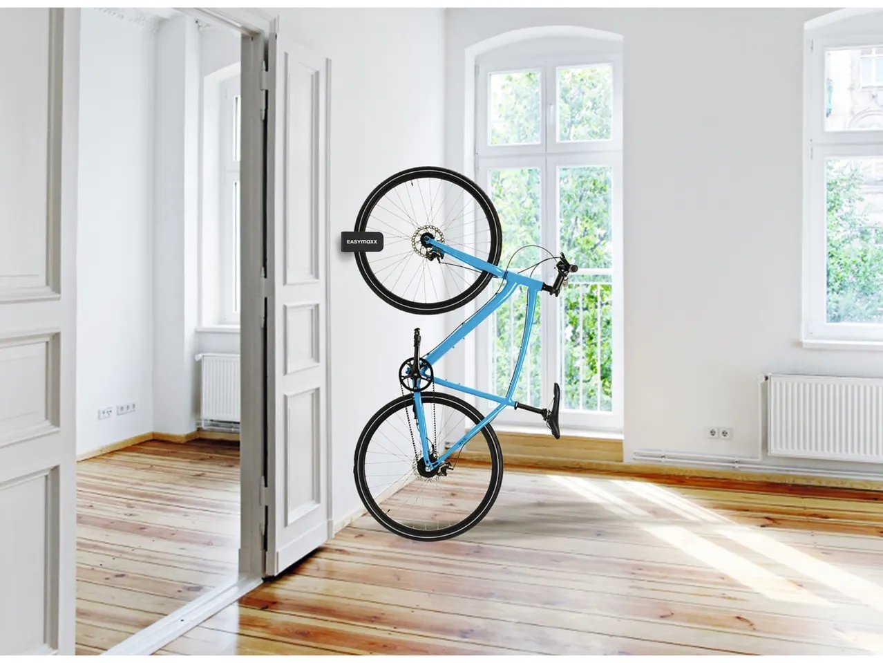 EASYMAXX Supporto da parete per bici