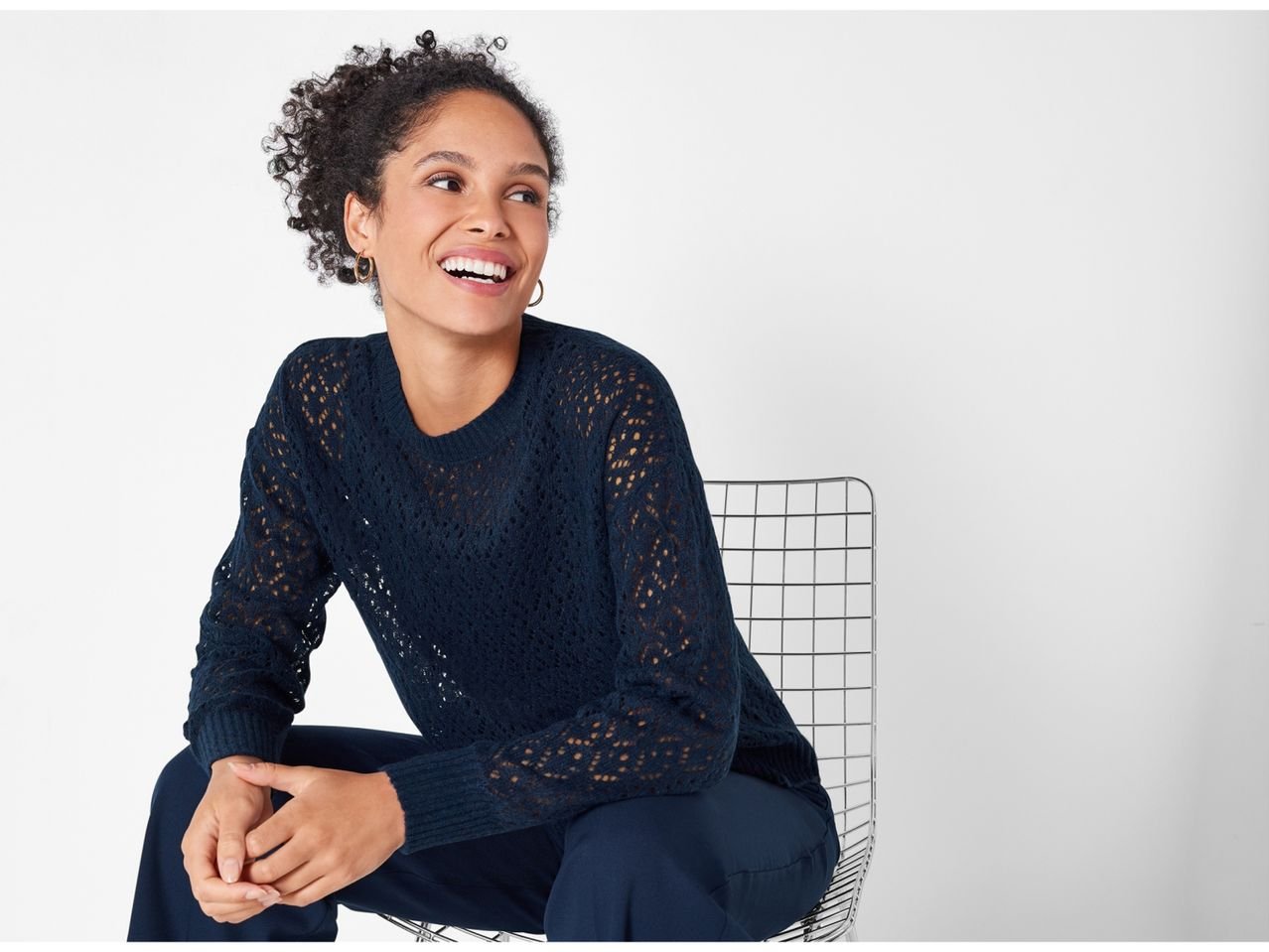 esmara® Pullover traforato da donna