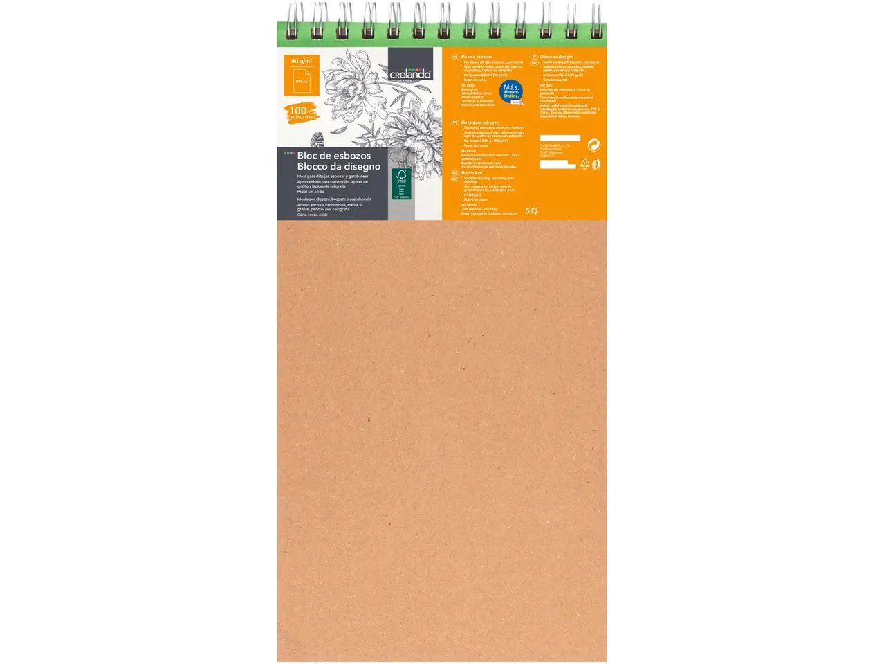 crelando® Blocco da disegno o carta per acquerello