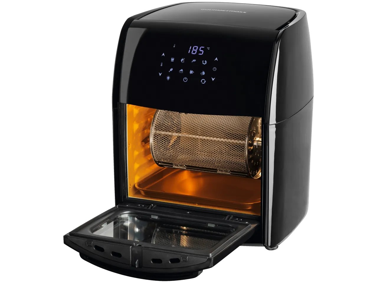 Gourmetmaxx Friggitrice ad aria calda 9 in 1
