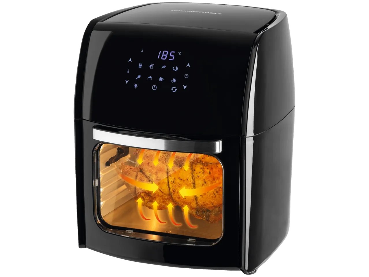 Gourmetmaxx Friggitrice ad aria calda 9 in 1