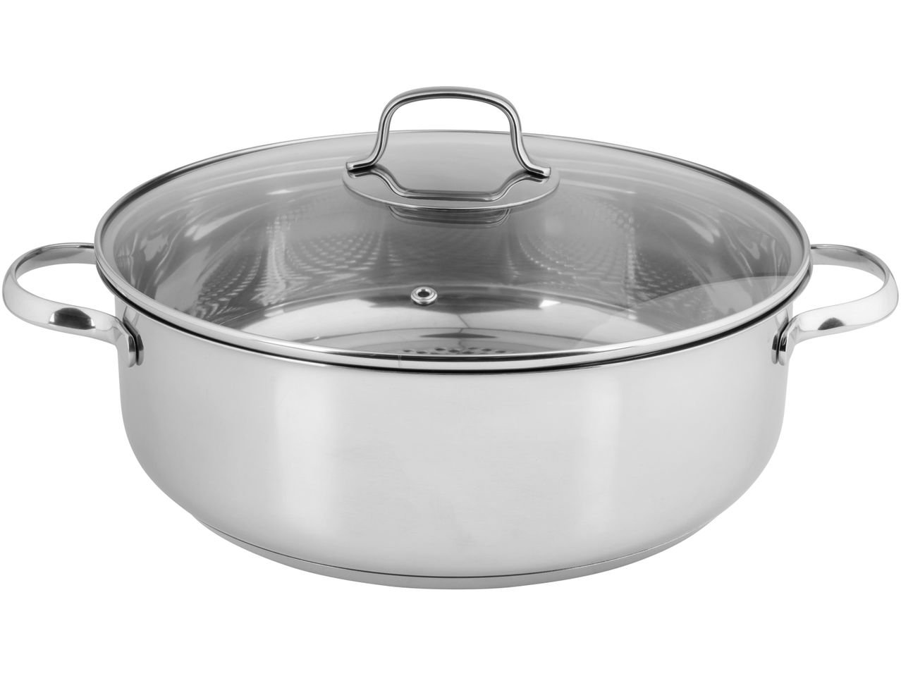 LIVARNO home Casseruola in acciaio con coperchio, ø 28cm