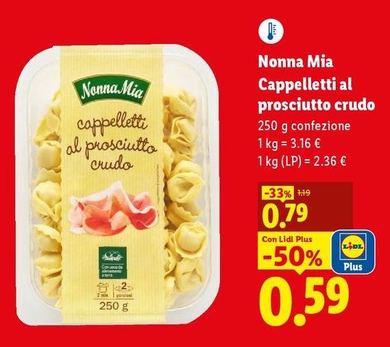 Nonna Mia - Cappelletti Al Prosciutto Crudo