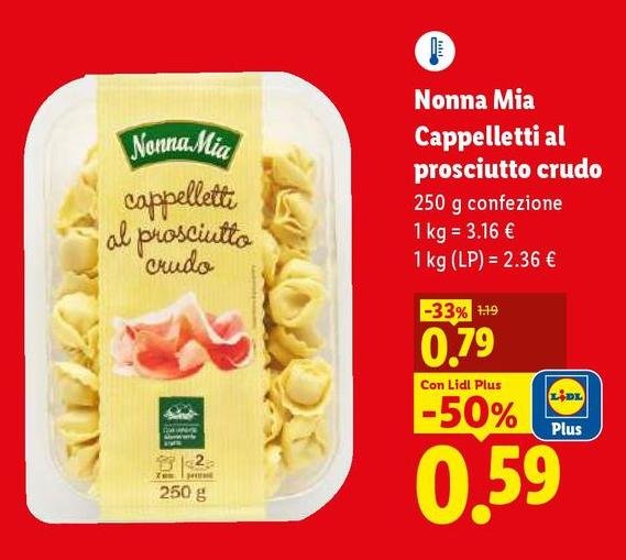 Nonna Mia - Cappelletti Al Prosciutto Crudo