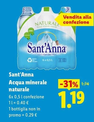 Sant'anna - Acqua Minerale Naturale