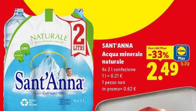 Sant'Anna - Acqua Minerale Naturale