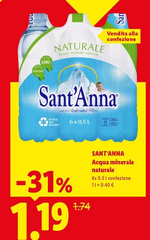 Sant'anna - Acqua Minerale Naturale