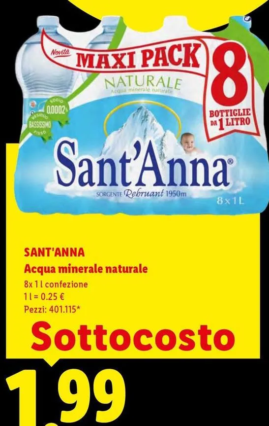 Sant'anna - Acqua Minerale Naturale