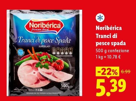 Noribèrica - Tranci Di Pesce Spada