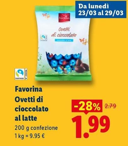 Favorina - Ovetti Di Cioccolato Al Latte