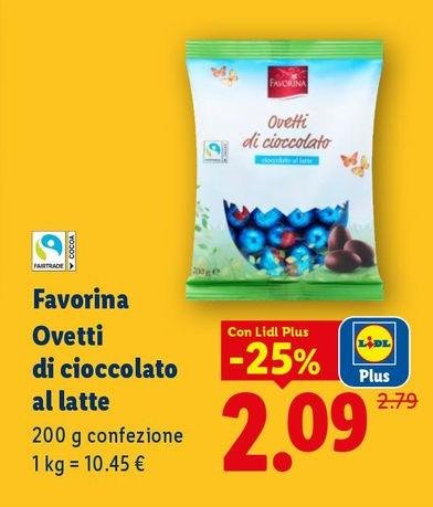 Favorina - Ovetti Di Cioccolato Al Latte