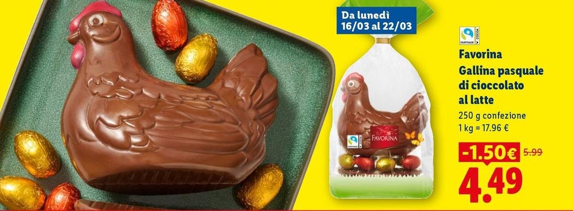 Favorina - Gallina Pasquale Di Cioccolato Al Latte