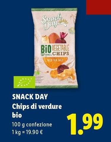 Snack Day - Chips Di Verdure Bio