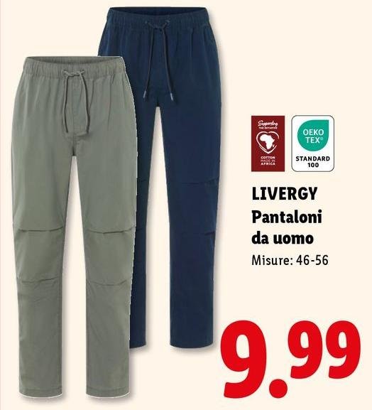Livergy - Pantaloni Da Uomo