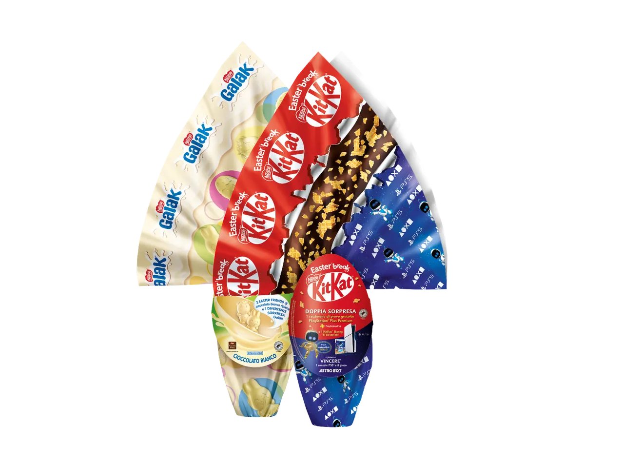 NESTLÈ Uovo di Pasqua Galak o Kitkat