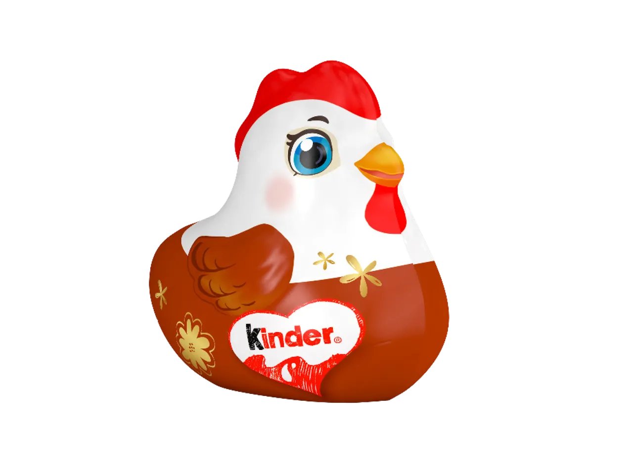 KINDER Gallina pasquale di cioccolato al latte
