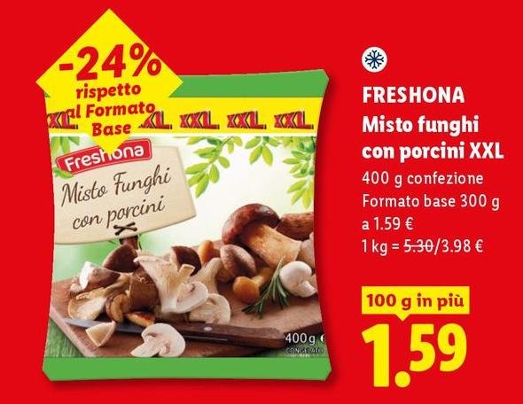 Freshona - Misto Funghi Con Porcini XXL