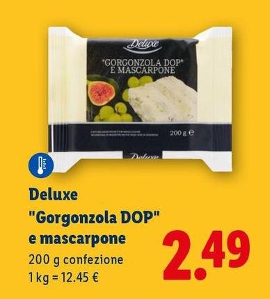 Deluxe - ''Gorgonzola'' DOP E Mascarpone