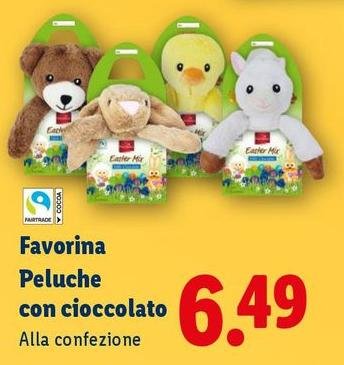 Favorina - Peluche Con Cioccolato