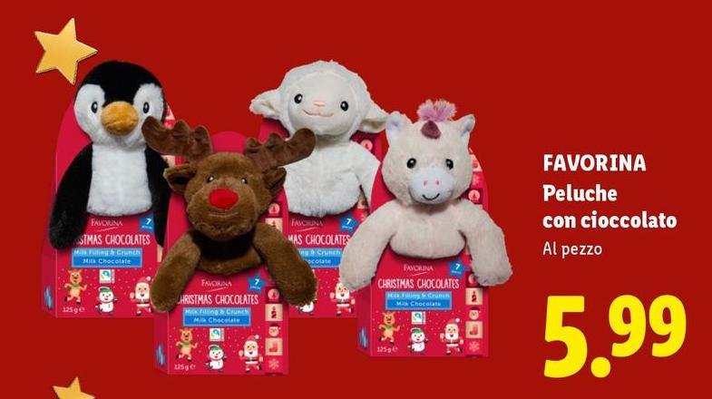 Favorina - Peluche Con Cioccolato