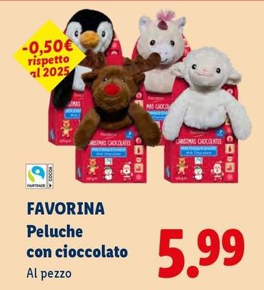 Favorina - Peluche Con Cioccolato