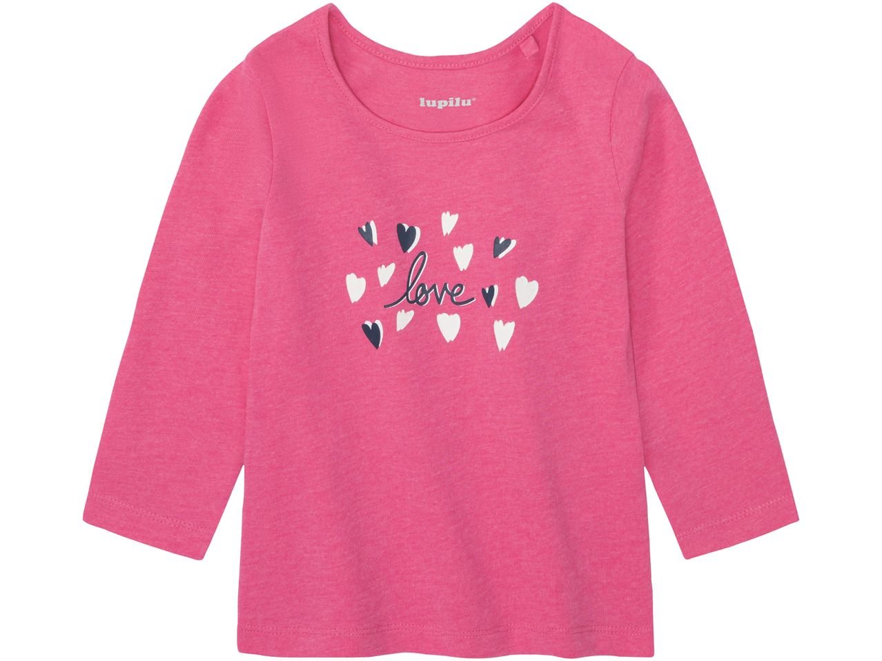 lupilu® Maglia a maniche lunghe da bambina