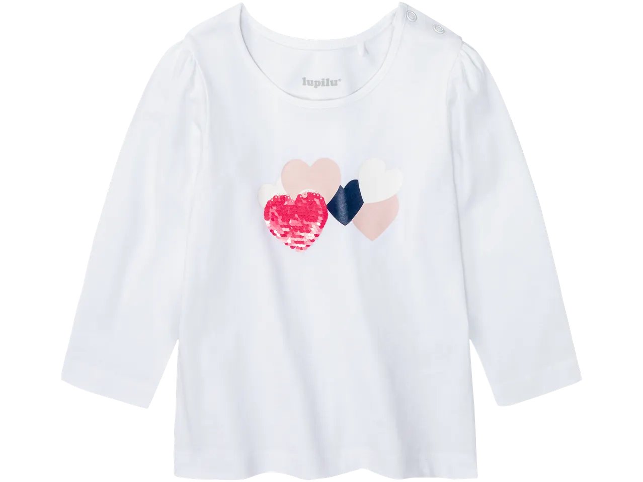 lupilu® Maglia a maniche lunghe da bambina