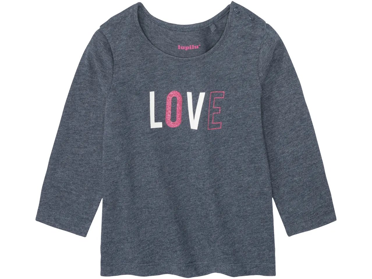 lupilu® Maglia a maniche lunghe da bambina