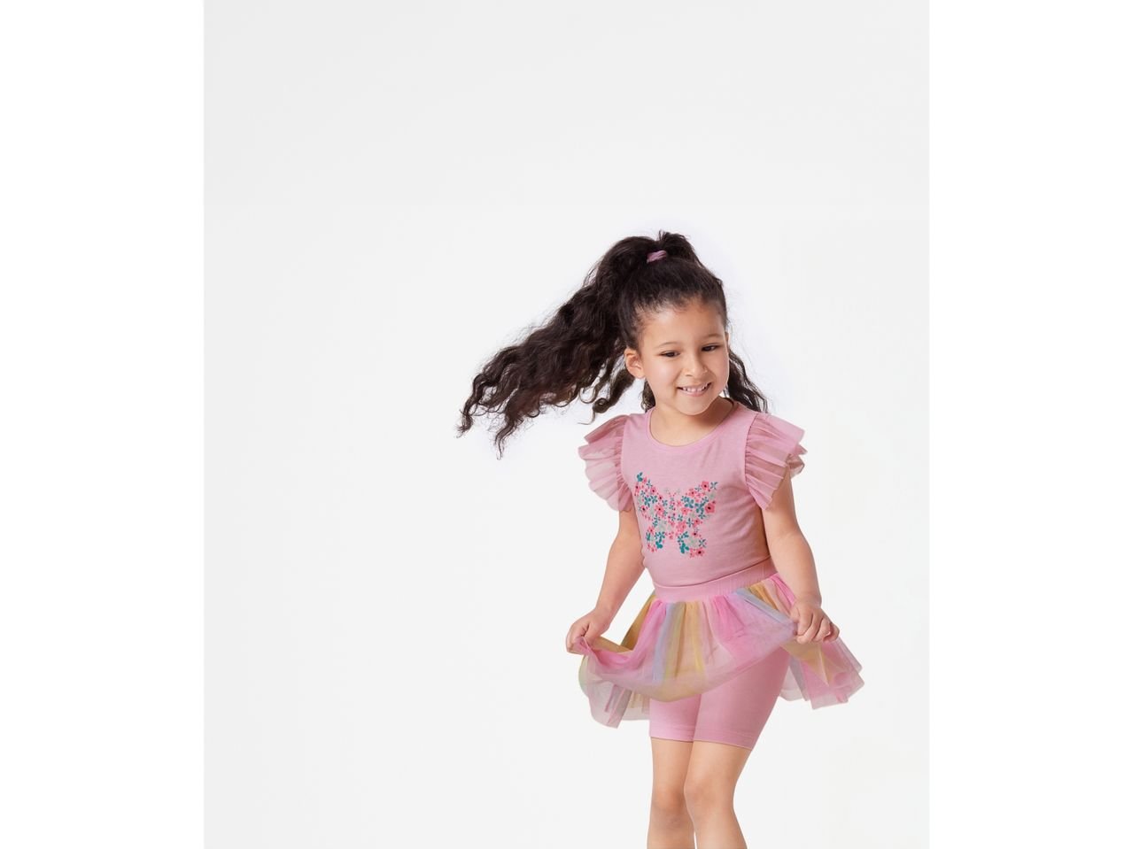 lupilu® Completo t-shirt e gonna da bambina