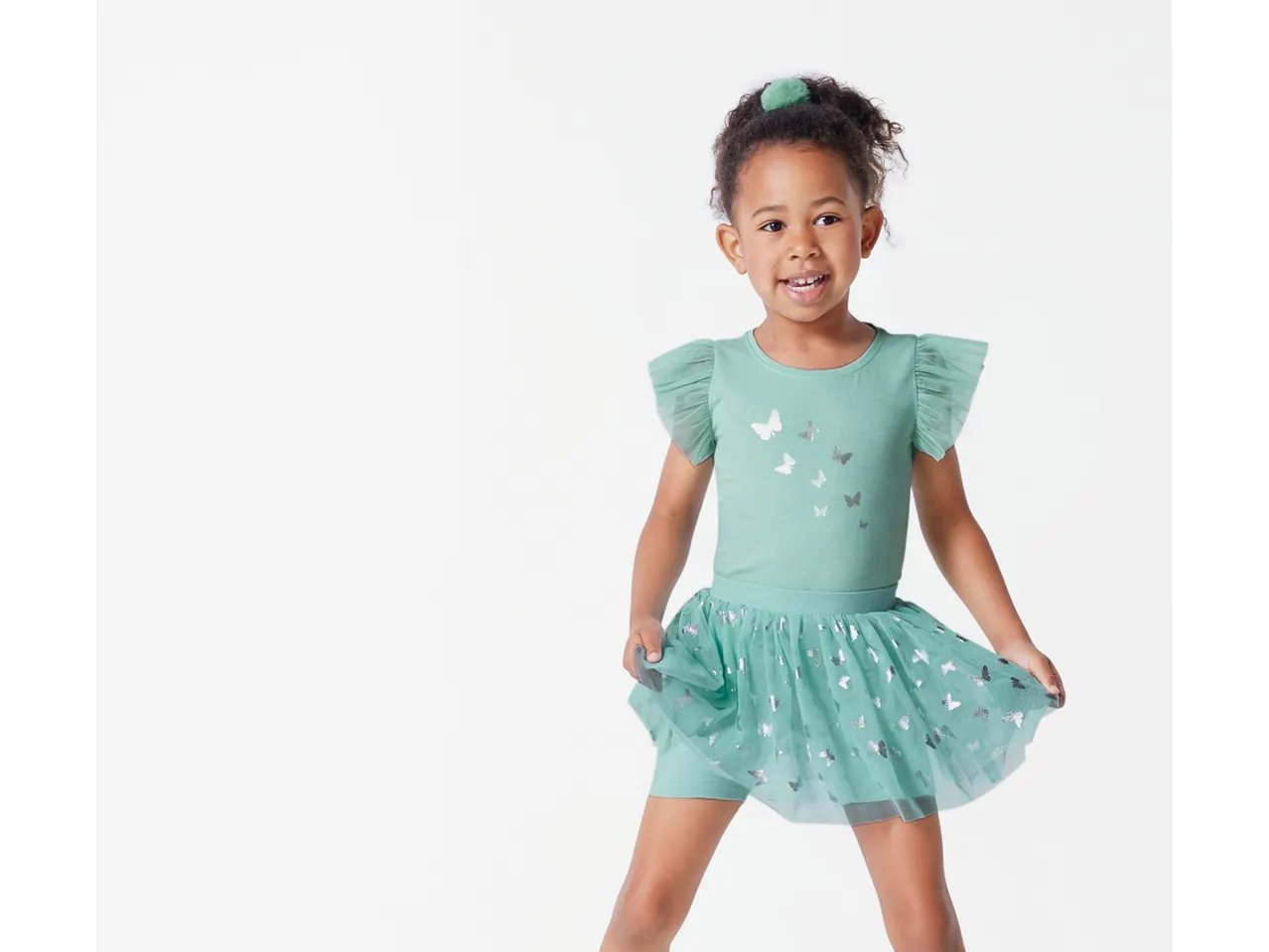 lupilu® Completo t-shirt e gonna da bambina