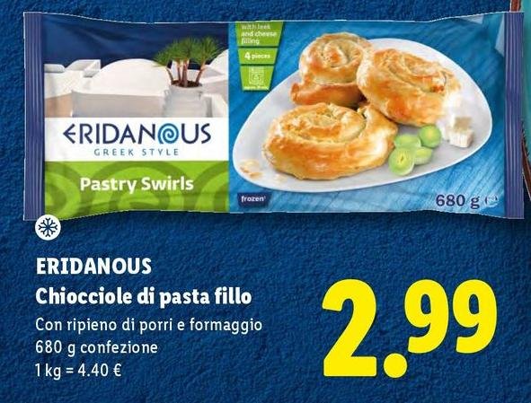 Eridanous - Chiocciole Di Pasta Fillo