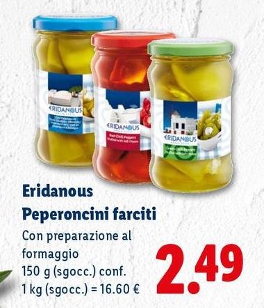 Eridanous - Peperoncini Farciti