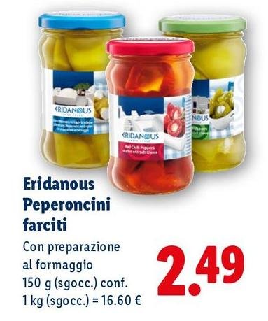 Eridanous -  Peperoncini Farciti
