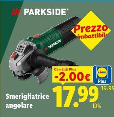 Parkside - Smerigliatrice Angolare